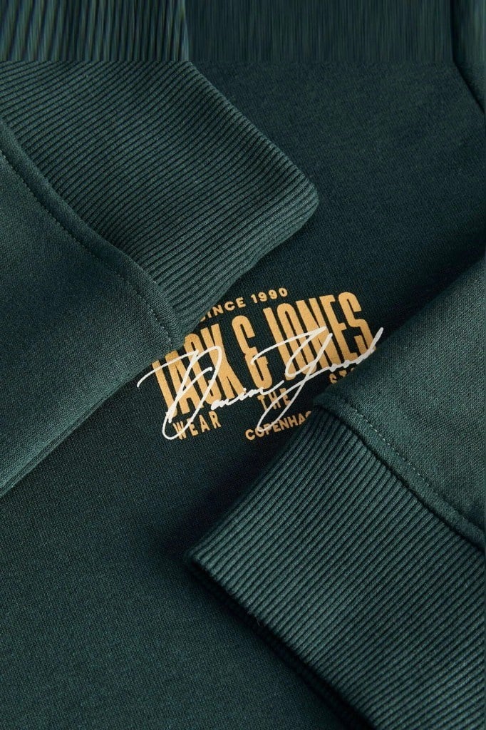 Jack&Jones 12298492 JJAERO SWEAT CREW NECK SCARAB ERKEK SWEATSHİRT