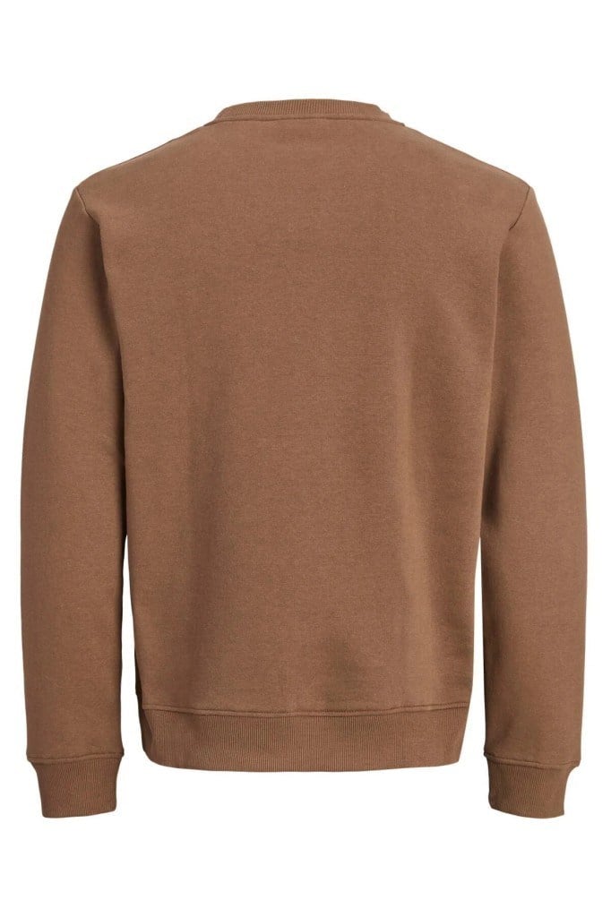 Jack&Jones 12298492 JJAERO SWEAT CREW NECK COCOA ERKEK SWEATSHİRT