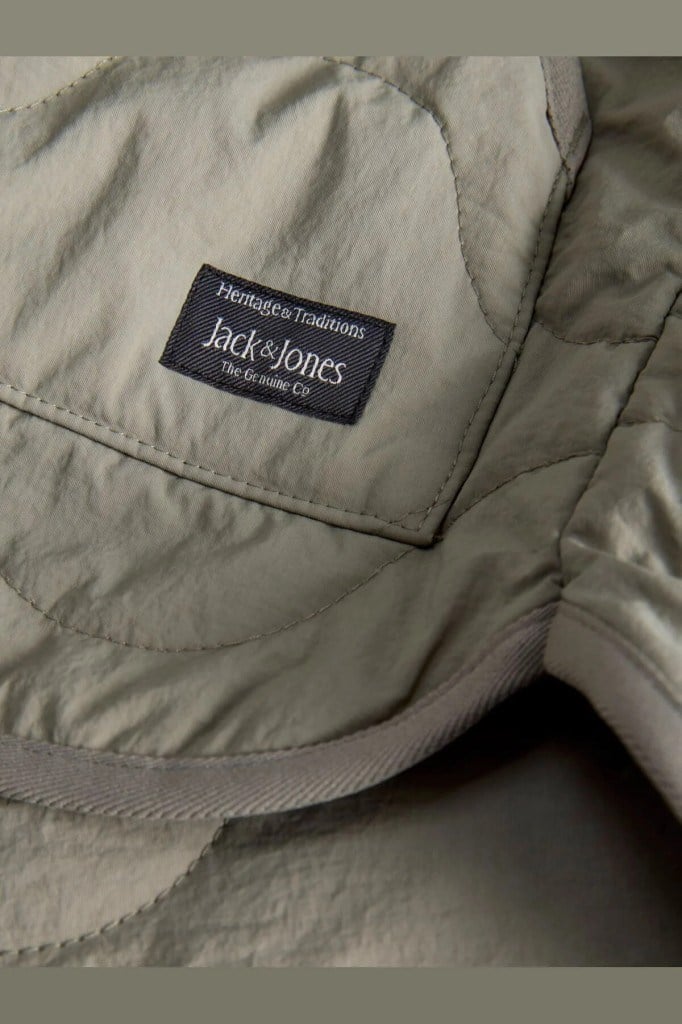 Jack&Jones 12298748 JJAXEL LINER JACKET VETIVER ERKEK MONT