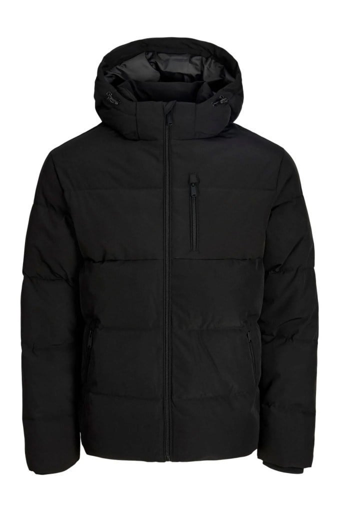 Jack&Jones 12298858 JCOBECKS PUFFER SN BLACK ERKEK MONT