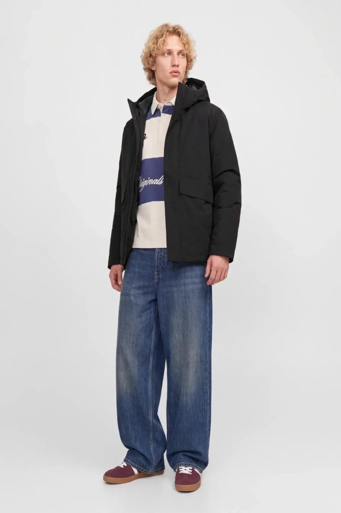 Jack&Jones 12301654 JPRBLAMOON JACKET AW26 BLACK ERKEK MONT