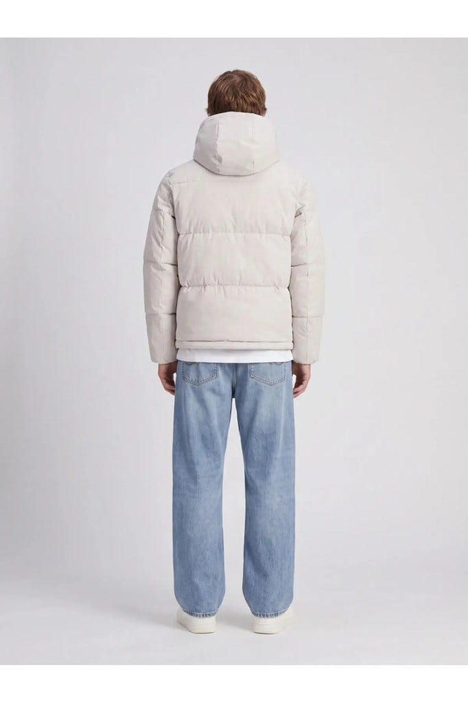 Jack&Jones 12303930 JJGALAXY PUFFER JACKET MOONBEAM ERKEK MONT