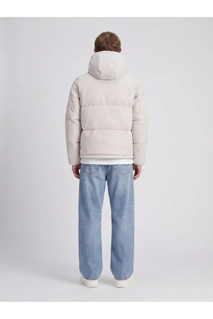 Jack&Jones 12303930 JJGALAXY PUFFER JACKET MOONBEAM ERKEK MONT