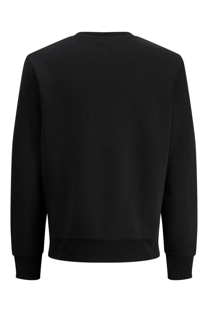 Jack&Jones 12310759 JJPAN SWEAT CREW NECK SMU BLACK ONYX ERKEK SWEATSHİRT