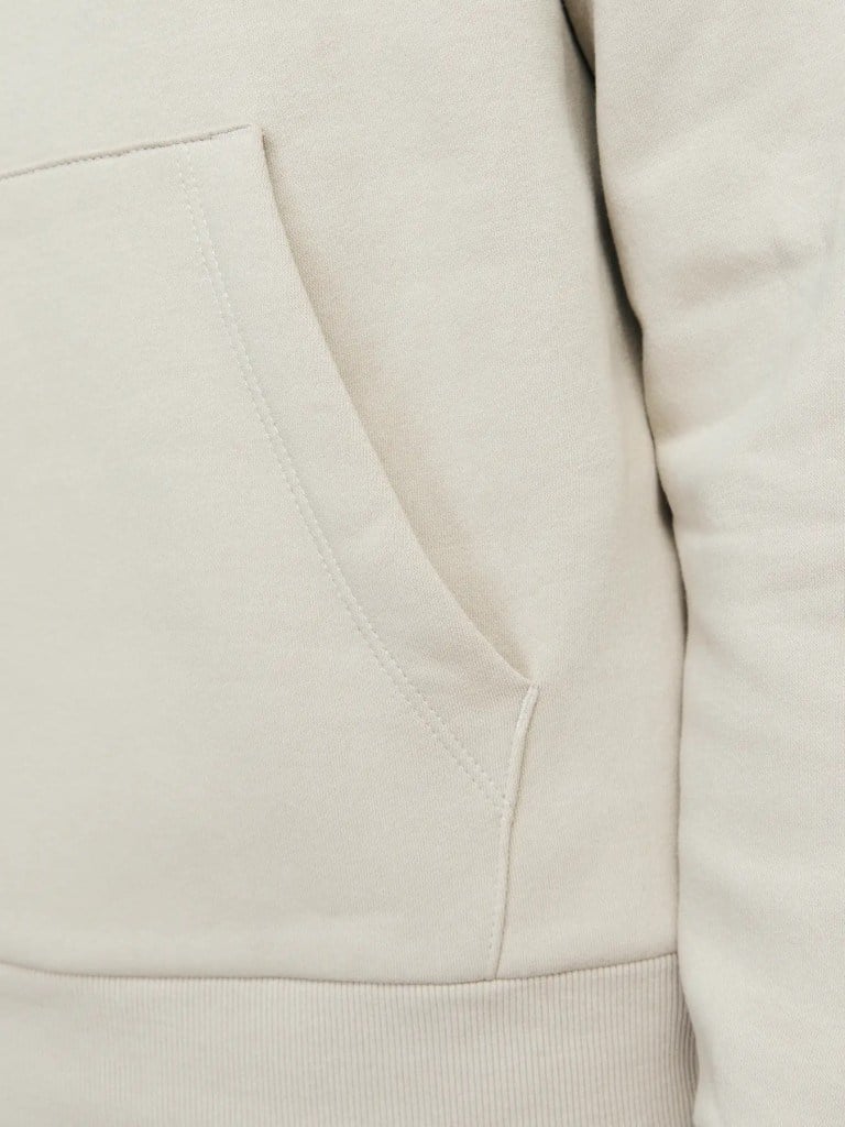 JCocorp Logo Sweat Hood Moonbeam Erkek Kapüşonlu Sweatshirt