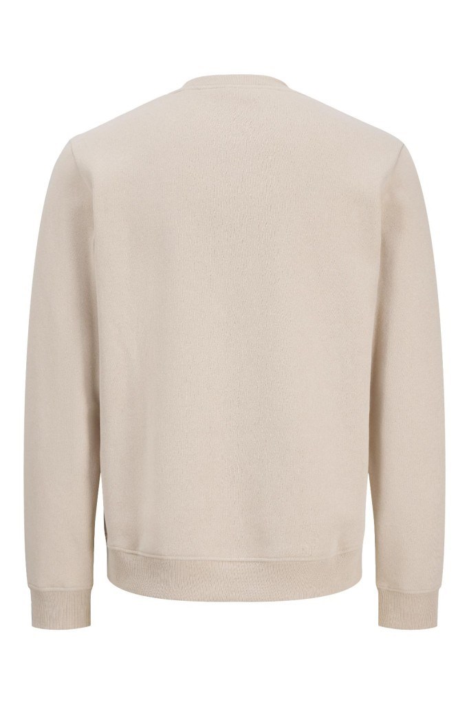 JJBenson Sweat Crew Neck Moonbeam Erkek Sweatshirt 12298497