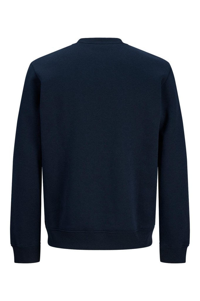 JJBenson Sweat Crew Neck Navy Blazer Erkek Sweatshirt 12298497