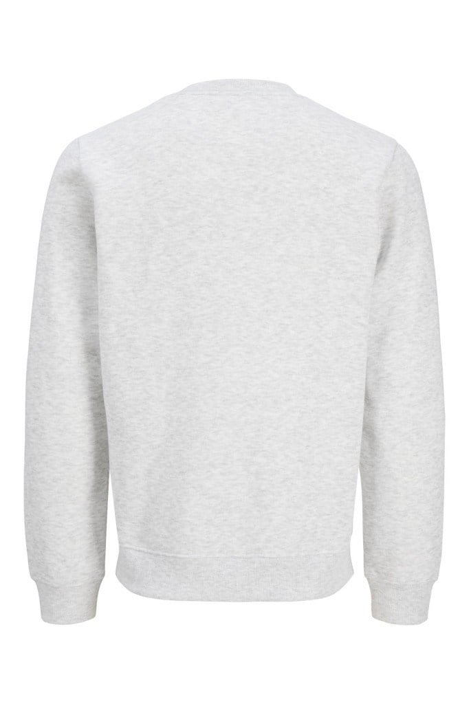 JJBenson Sweat Crew Neck Whıte Erkek Sweatshirt 12298497