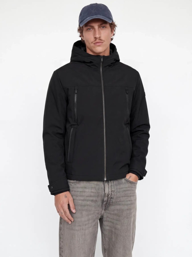 JJClark Softshell Jacket Black Erkek Mont 12298741