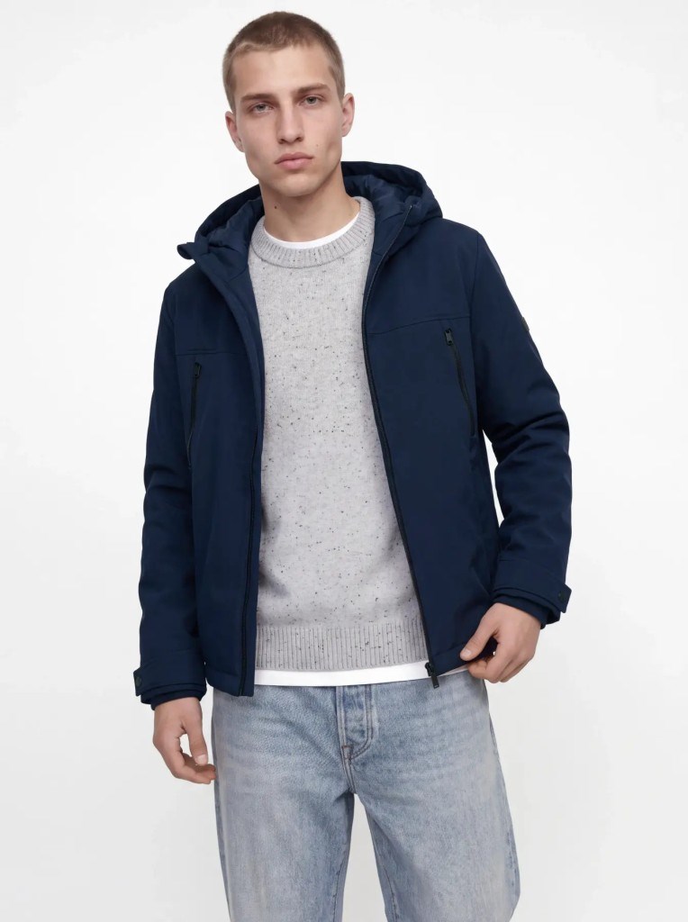 JJClark Softshell Jacket Sky Captaın Erkek Mont 12298741