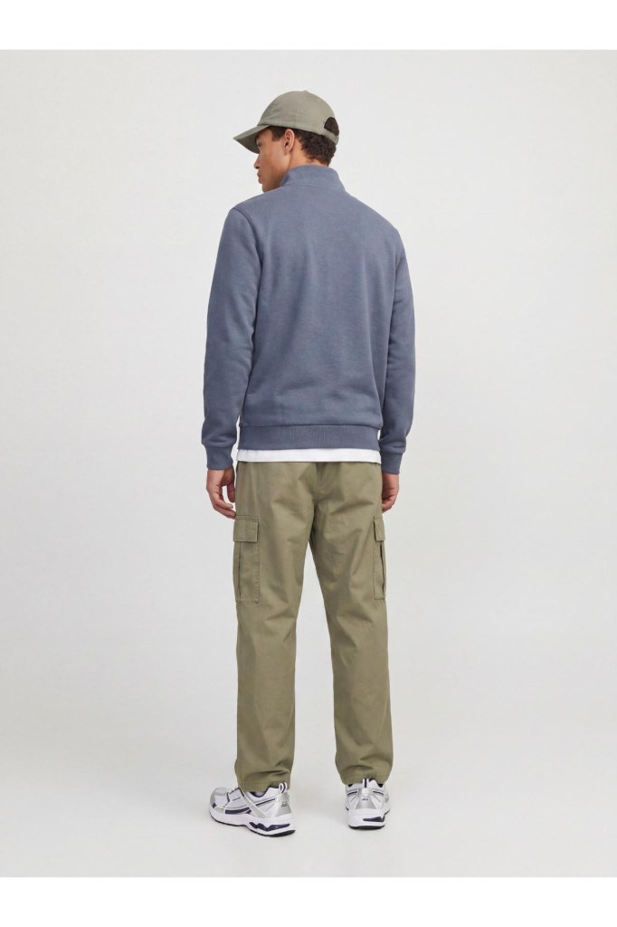 JJEBRADLEY SWEAT HALF ZIP TURBULENCE 12250747