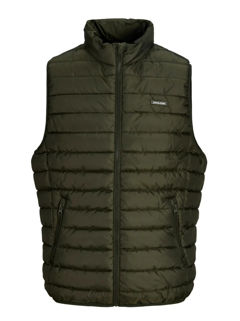 JJELVIS Lıght Bodywarmer Collar Rosın Erkek Yelek 12299201