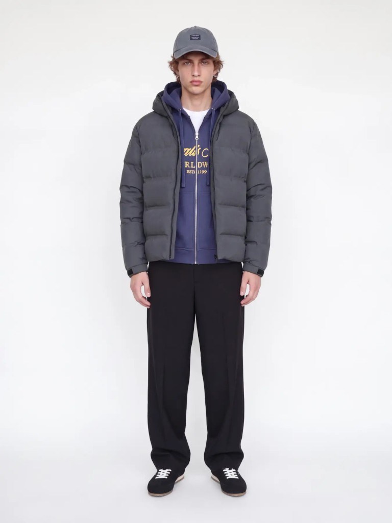 JJSage Puffer Bf Asphalt Su Geçirmez Erkek Mont 12298804
