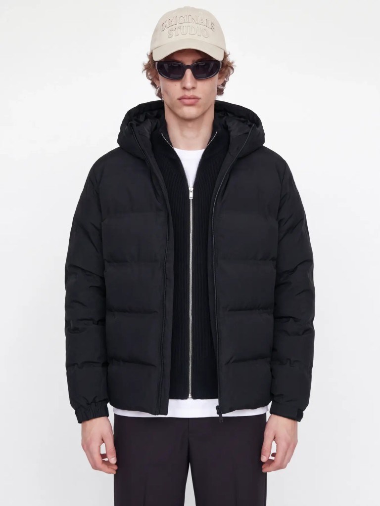 JJSage Puffer Bf Black Su Geçirmez Erkek Mont 12298804