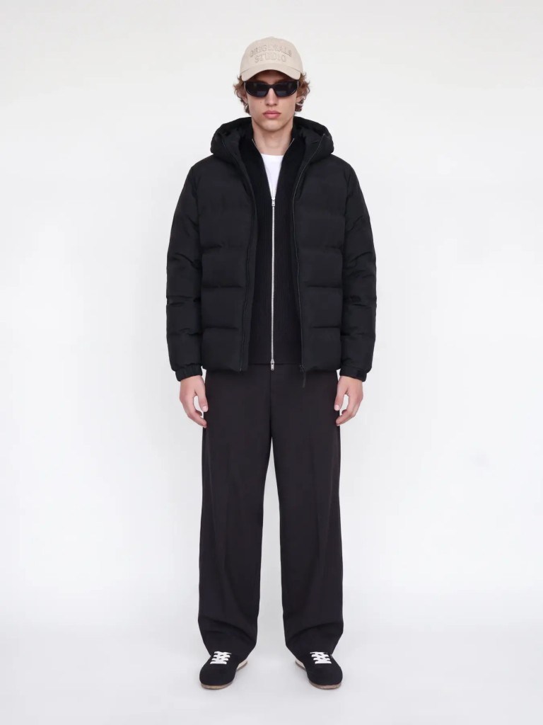 JJSage Puffer Bf Black Su Geçirmez Erkek Mont 12298804