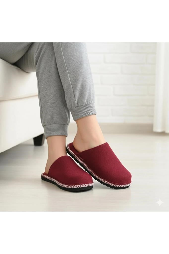 Kadın Anatomik Günlük Rahat Terlik Easy-z Bordo