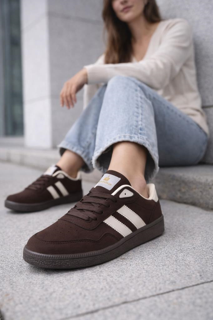 Kahve Bej Kadın Sneaker N-3263