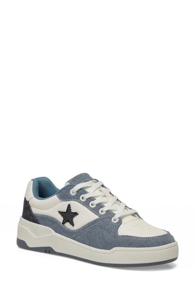 KINETIX 6M LAPERA 6FX BEYAZ MAVI KADIN SNEAKER