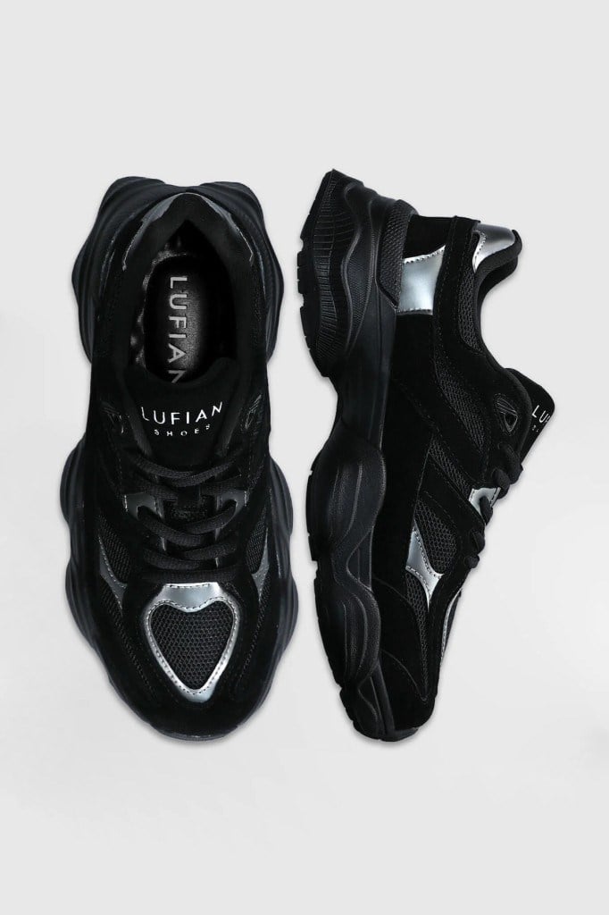 LUFIAN MERY SİYAH KADIN SNEAKER