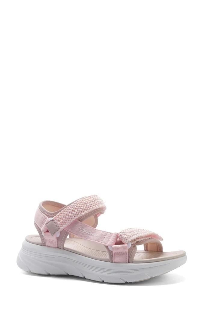 LUMBERJACK 5M GRAY 5FX PEMBE KADIN SPOR SANDALET