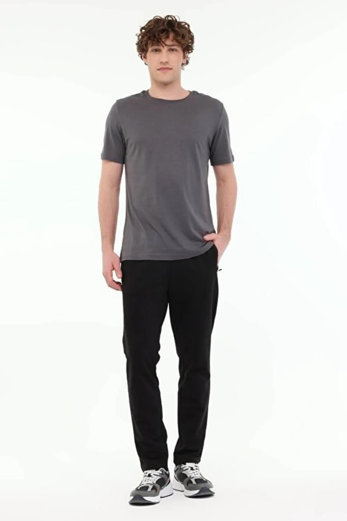 LUMBERJACK 5M MB CT121 T.PANT SIYAH ERKEK EŞOFMAN ALTI