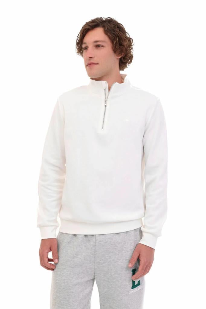 LUMBERJACK 5W MB BS47 HZIP SW 5PR EKRU ERKEK SWEATSHIRT