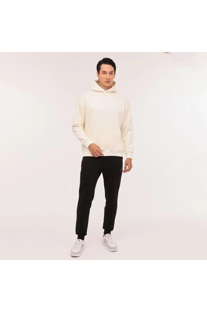 LUMBERJACK 5W MB ROS 17HS109 5PR EKRU ERKEK SWEATSHIRT