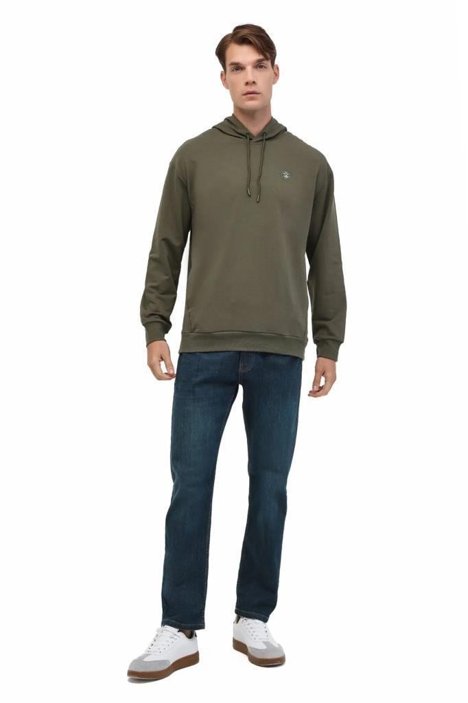LUMBERJACK 5W MB SN73 HOODIE 5PR HAKI ERKEK SWEATSHIRT