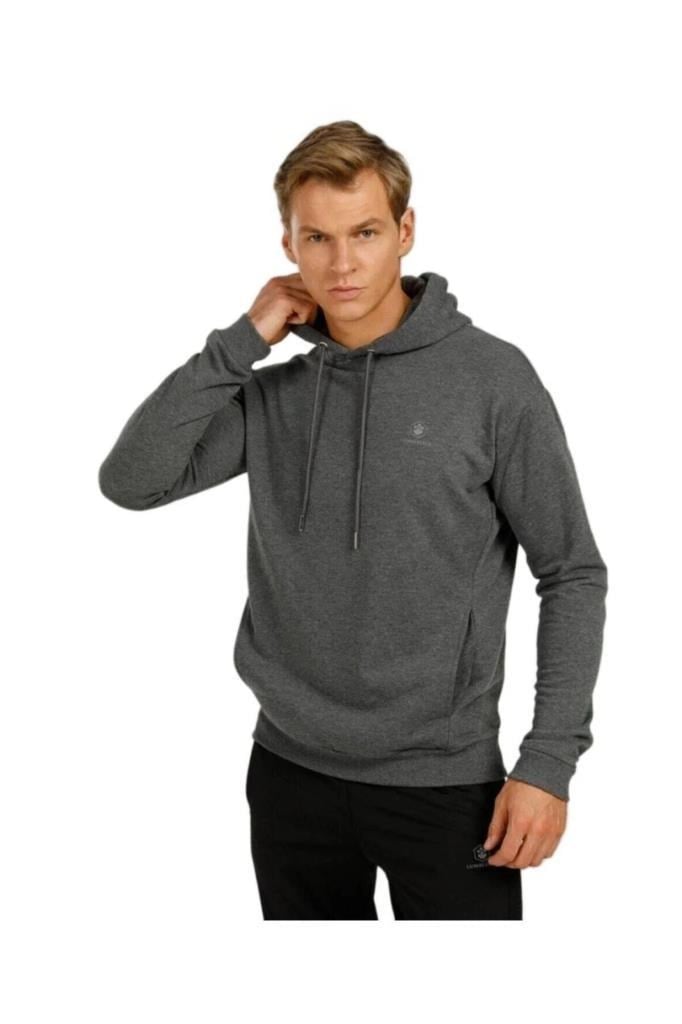 LUMBERJACK 5W MB SN73 HOODIE ANTRASIT ERKEK SWEATSHIRT