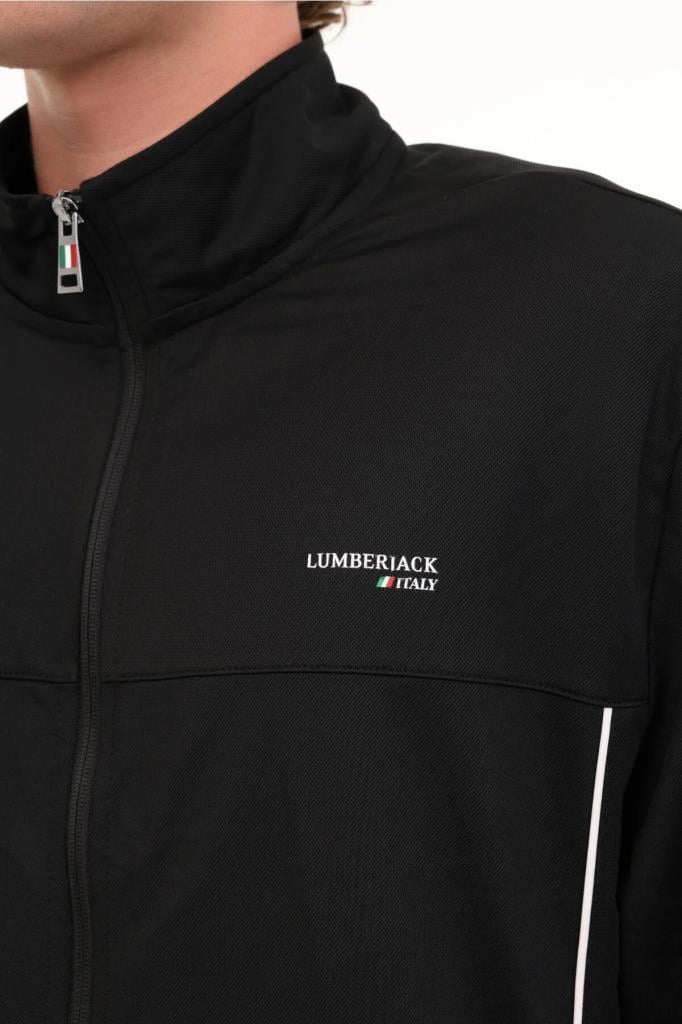 LUMBERJACK 5W ML FALL 18ITL705 5PR SİYAH ERKEK EŞOFMAN ÜSTÜ