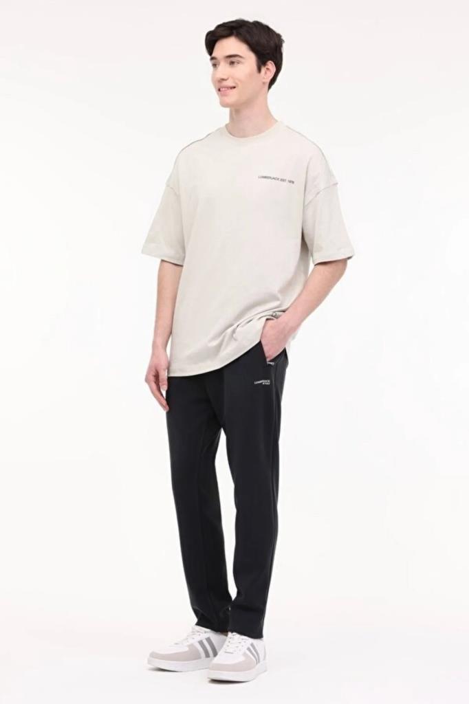 LUMBERJACK 5W ML RENATO 22ITL1022 5PR SIYAH ERKEK EŞOFMAN ALTI