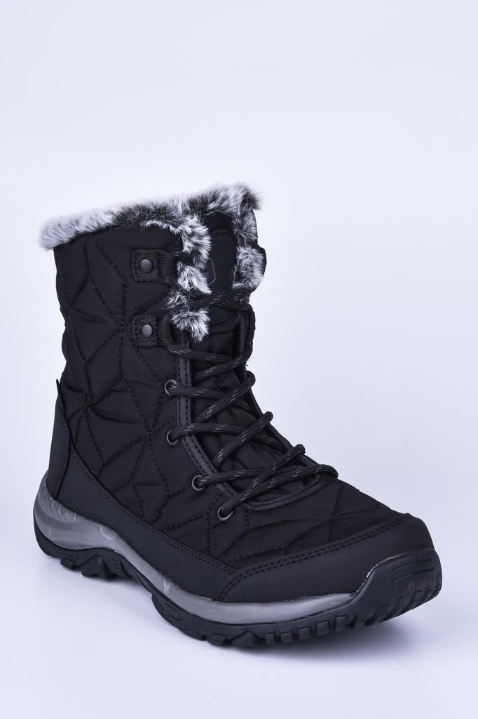 LUMBERJACK CLAUDIA SİYAH OUTDOOR SU GEÇİRMEZ KADIN KAR BOTU 