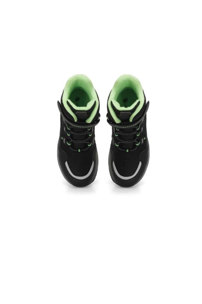 LUMBERJACK KOKE 3PR SIYAH NEON YESIL ÇOCUK BOT 
