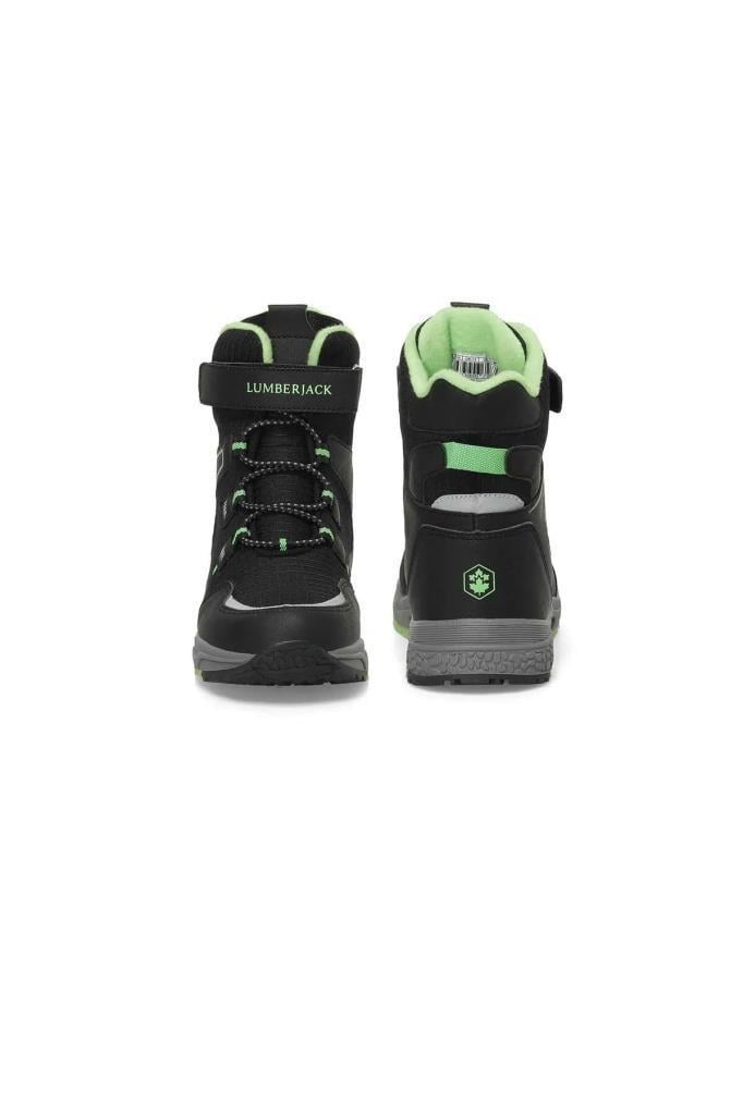 LUMBERJACK KOKE 3PR SIYAH NEON YESIL ÇOCUK BOT 