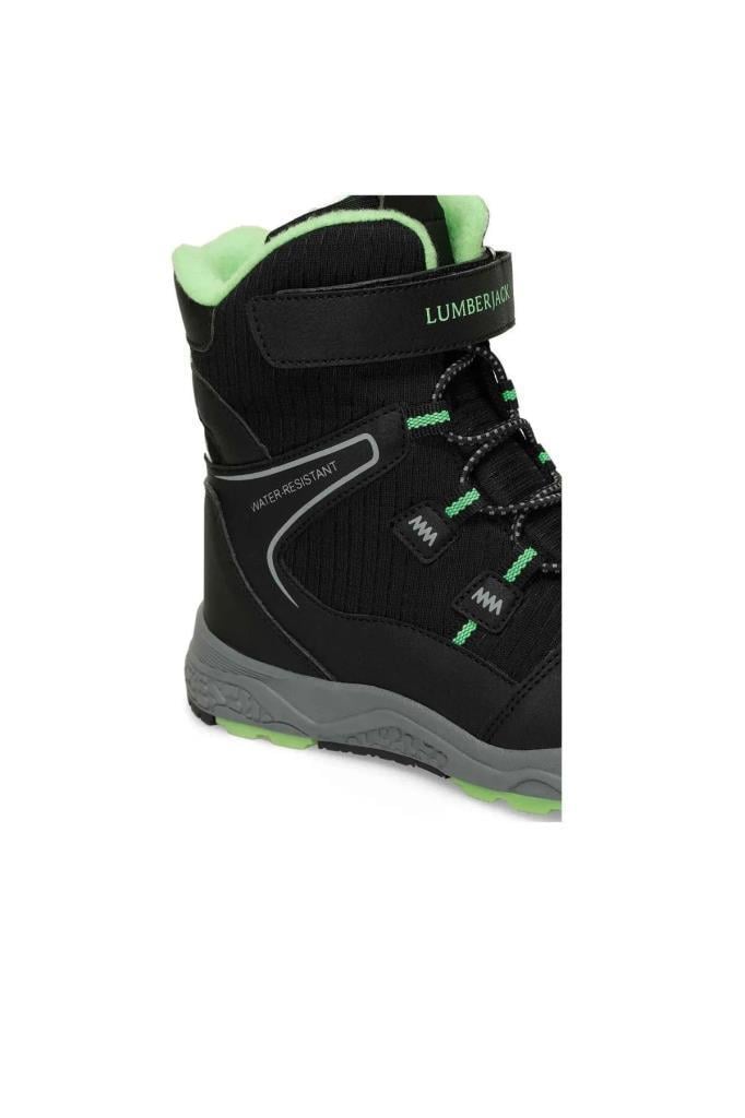 LUMBERJACK KOKE 3PR SIYAH NEON YESIL ÇOCUK BOT 