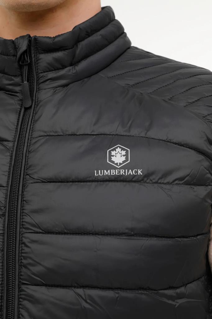 LUMBERJACK M-SN7 ANDRO VEST 2PR SIYAH HAFİF KISA YELEK