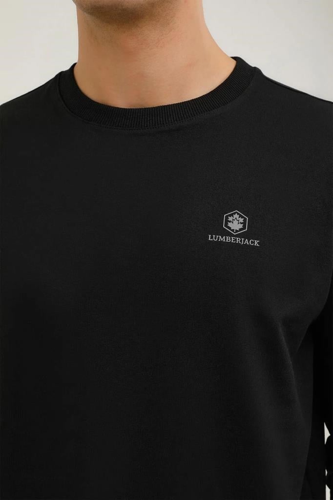 LUMBERJACK MB SN75 C NECK SW 4PR SIYAH ERKEK Sweatshirt