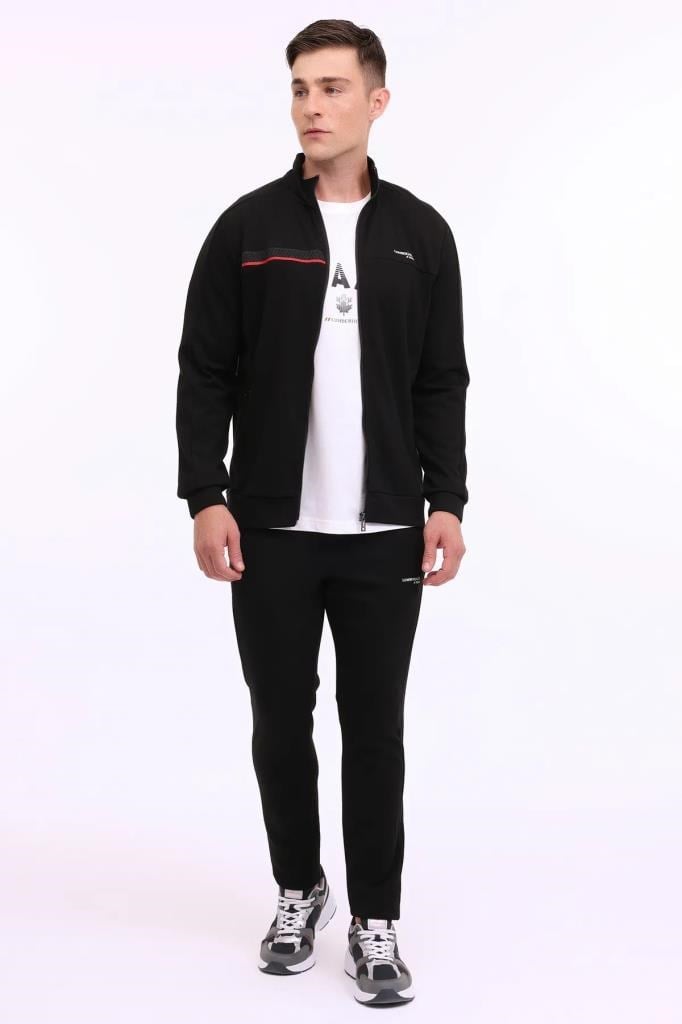LUMBERJACK ML RENATO 18ITL1013 4PR SIYAH ERKEK EŞOFMAN ÜSTÜ