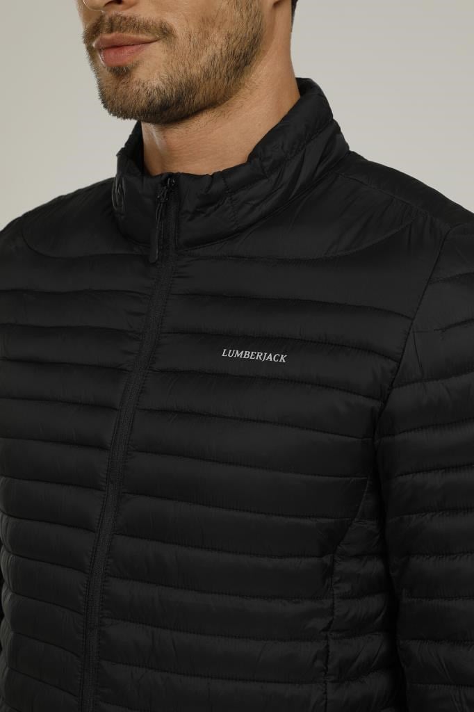 LUMBERJACK PERRY COAT SİYAH ERKEK HAFİF KISA MONT