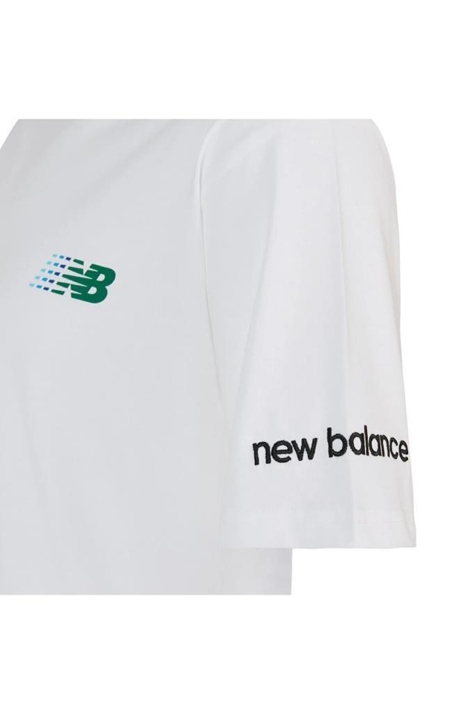 New Balance MNT1644-WT LIFESTYLE BEYAZ ERKEK T-SHIRT
