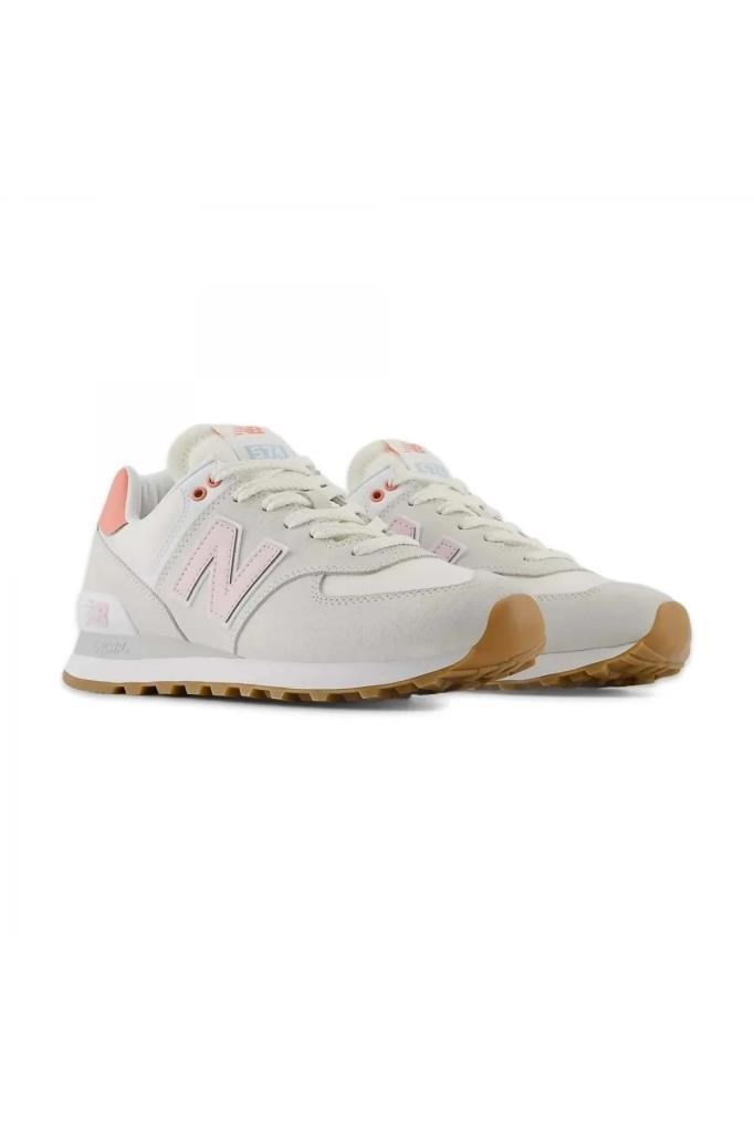New Balance WL574IPK LIFESTYLE WOMEN SHOES BEYAZ KADIN SNEAKER