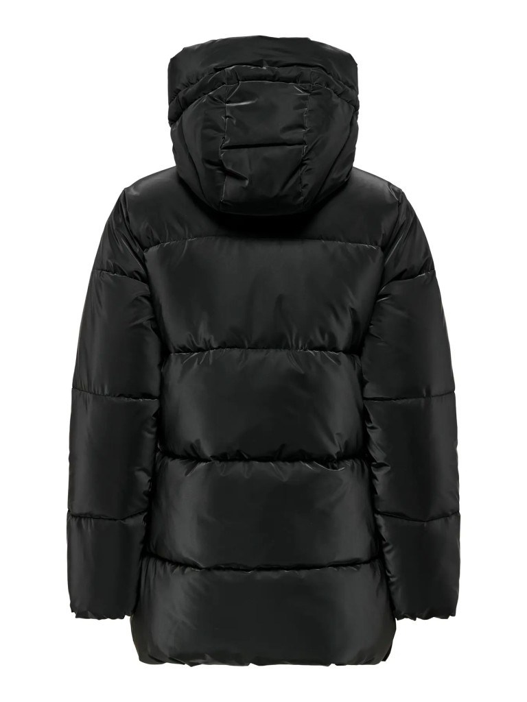Onlece Puffer Coat Cs Otw Black Kadın Kapüşonlu Mont 15337248