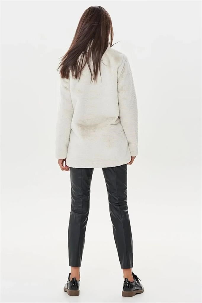 ONLY 15164600-ONLVIDA FAUX FUR COAT PUMICE STONE KADIN MONT