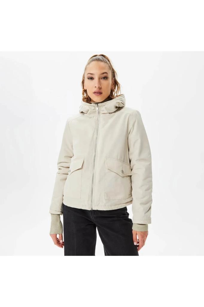 ONLY 15208777 ONLDAHLIA REV. FUR JACKET PUMICE STONE KADIN MONT