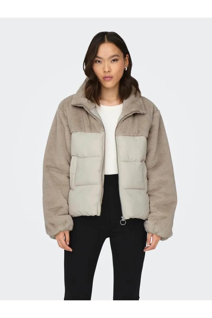 ONLY 15292945 ONLWANJA FUR PUFFER MOONBEAM KADIN MONT