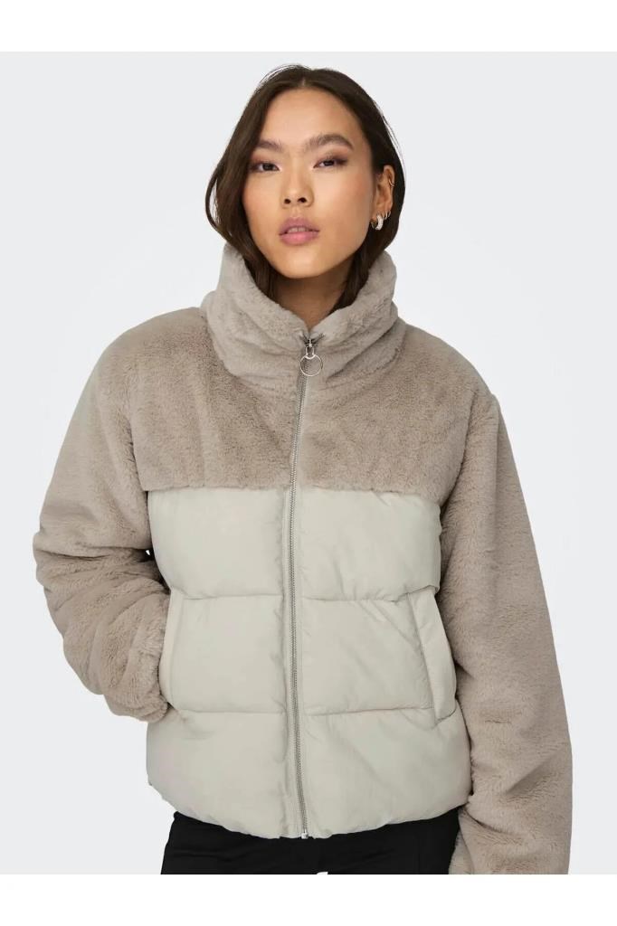 ONLY 15292945 ONLWANJA FUR PUFFER MOONBEAM KADIN MONT