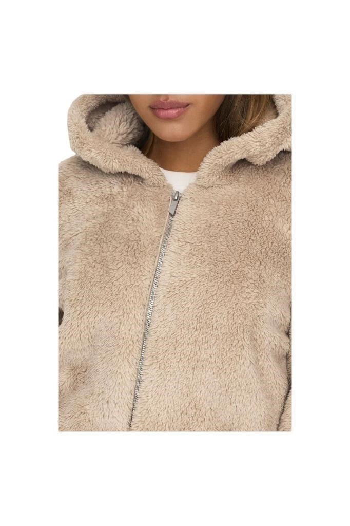 ONLY 15300635 ONLNEWANNA CONTACT SHERPA JKT HUMUS KADIN MONT