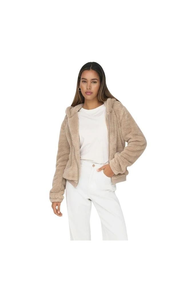 ONLY 15300635 ONLNEWANNA CONTACT SHERPA JKT HUMUS KADIN MONT