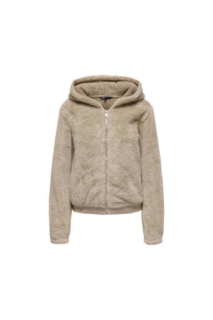 ONLY 15300635 ONLNEWANNA CONTACT SHERPA JKT HUMUS KADIN MONT