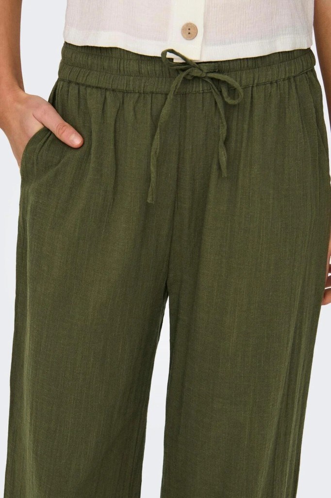 ONLY 15319090 ONLTIZANA LOOSE PANTS GRAPE LEAF KADIN PANTOLON